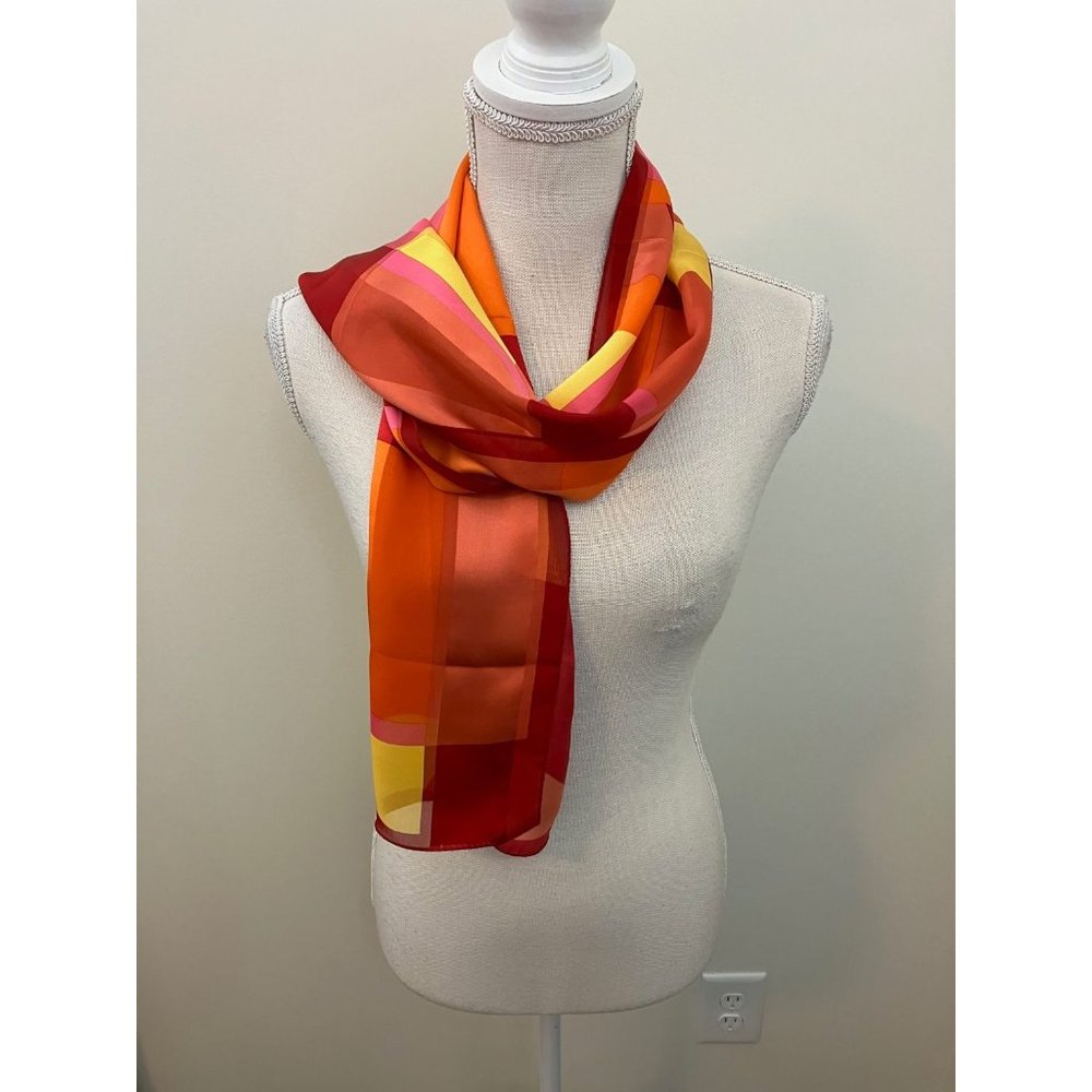 Oscar Red Yellow Scarf